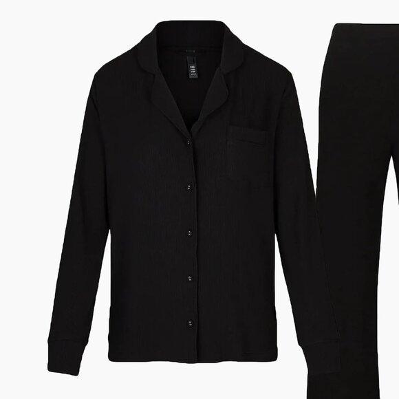 SKIMS Soft Loung Sleep Shirt Long Sleeve XL - Picture 2 of 4